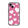 スリムプロテクションプレミアムケース with MagSafe［ Dot Hearts - Pink ］