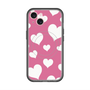 スリムプロテクションプレミアムケース with MagSafe［ Dot Hearts - Pink ］