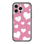 スリムプロテクションプレミアムケース with MagSafe［ Dot Hearts - Pink ］