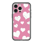 スリムプロテクションプレミアムケース with MagSafe［ Dot Hearts - Pink ］
