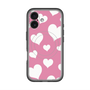スリムプロテクションプレミアムケース with MagSafe［ Dot Hearts - Pink ］