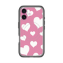 スリムプロテクションプレミアムケース with MagSafe［ Dot Hearts - Pink ］