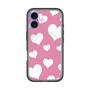 スリムプロテクションプレミアムケース with MagSafe［ Dot Hearts - Pink ］