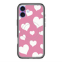 スリムプロテクションプレミアムケース with MagSafe［ Dot Hearts - Pink ］