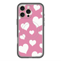 スリムプロテクションプレミアムケース with MagSafe［ Dot Hearts - Pink ］