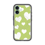 スリムプロテクションプレミアムケース with MagSafe［ Dot Hearts - Green ］