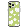 スリムプロテクションプレミアムケース with MagSafe［ Dot Hearts - Green ］