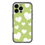スリムプロテクションプレミアムケース with MagSafe［ Dot Hearts - Green ］