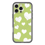 スリムプロテクションプレミアムケース with MagSafe［ Dot Hearts - Green ］