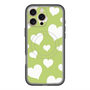 スリムプロテクションプレミアムケース with MagSafe［ Dot Hearts - Green ］