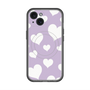 スリムプロテクションプレミアムケース with MagSafe［ Dot Hearts - Purple ］