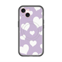 スリムプロテクションプレミアムケース with MagSafe［ Dot Hearts - Purple ］