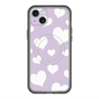 スリムプロテクションプレミアムケース with MagSafe［ Dot Hearts - Purple ］