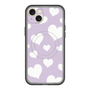 スリムプロテクションプレミアムケース with MagSafe［ Dot Hearts - Purple ］