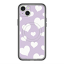 スリムプロテクションプレミアムケース with MagSafe［ Dot Hearts - Purple ］