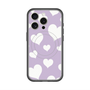 スリムプロテクションプレミアムケース with MagSafe［ Dot Hearts - Purple ］
