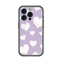 スリムプロテクションプレミアムケース with MagSafe［ Dot Hearts - Purple ］
