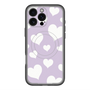 スリムプロテクションプレミアムケース with MagSafe［ Dot Hearts - Purple ］