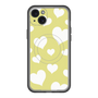 スリムプロテクションプレミアムケース with MagSafe［ Dot Hearts - Yellow ］