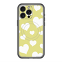 スリムプロテクションプレミアムケース with MagSafe［ Dot Hearts - Yellow ］