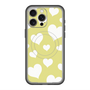 スリムプロテクションプレミアムケース with MagSafe［ Dot Hearts - Yellow ］