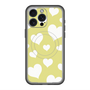 スリムプロテクションプレミアムケース with MagSafe［ Dot Hearts - Yellow ］