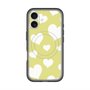スリムプロテクションプレミアムケース with MagSafe［ Dot Hearts - Yellow ］