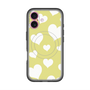 スリムプロテクションプレミアムケース with MagSafe［ Dot Hearts - Yellow ］