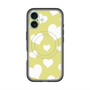 スリムプロテクションプレミアムケース with MagSafe［ Dot Hearts - Yellow ］