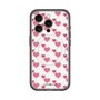 スリムプロテクションプレミアムケース with MagSafe［ Stripe Hearts - Pink ］