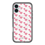 スリムプロテクションプレミアムケース with MagSafe［ Stripe Hearts - Pink ］
