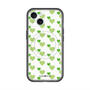 スリムプロテクションプレミアムケース with MagSafe［ Stripe Hearts - Green ］