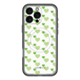 スリムプロテクションプレミアムケース with MagSafe［ Stripe Hearts - Green ］