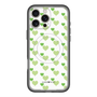 スリムプロテクションプレミアムケース with MagSafe［ Stripe Hearts - Green ］