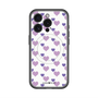 スリムプロテクションプレミアムケース with MagSafe［ Stripe Hearts - Purple ］