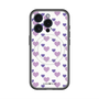 スリムプロテクションプレミアムケース with MagSafe［ Stripe Hearts - Purple ］