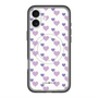 スリムプロテクションプレミアムケース with MagSafe［ Stripe Hearts - Purple ］