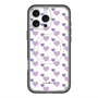 スリムプロテクションプレミアムケース with MagSafe［ Stripe Hearts - Purple ］