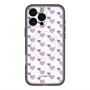 スリムプロテクションプレミアムケース with MagSafe［ Stripe Hearts - Purple ］