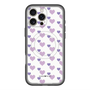スリムプロテクションプレミアムケース with MagSafe［ Stripe Hearts - Purple ］