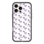 スリムプロテクションプレミアムケース with MagSafe［ Stripe Hearts - Purple ］