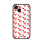スリムプロテクションプレミアムケース with MagSafe［ Stripe Hearts - Red ］