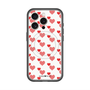 スリムプロテクションプレミアムケース with MagSafe［ Stripe Hearts - Red ］