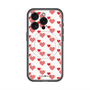 スリムプロテクションプレミアムケース with MagSafe［ Stripe Hearts - Red ］