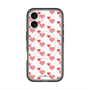 スリムプロテクションプレミアムケース with MagSafe［ Stripe Hearts - Red ］