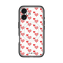 スリムプロテクションプレミアムケース with MagSafe［ Stripe Hearts - Red ］