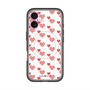 スリムプロテクションプレミアムケース with MagSafe［ Stripe Hearts - Red ］