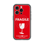 スリムプロテクションプレミアムケース with MagSafe［ FRAGILE - Red ］