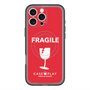 スリムプロテクションプレミアムケース with MagSafe［ FRAGILE - Red ］