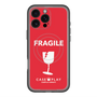 スリムプロテクションプレミアムケース with MagSafe［ FRAGILE - Red ］